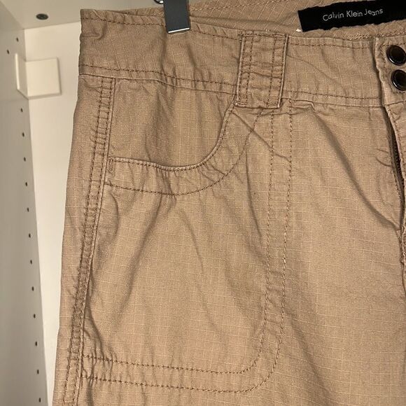 Calvin Klein 100% Cotton Capri Pants Size 10 - Picture 3 of 9
